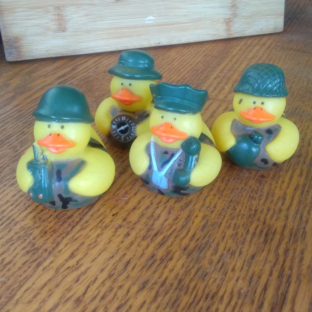 Lot of Military Rubber Ducks